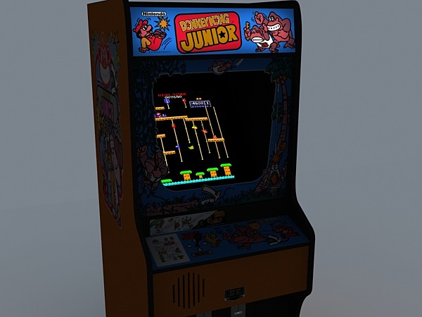 3d donkey kong jr arcade - donkey kong jr arcade by monkeyodoom